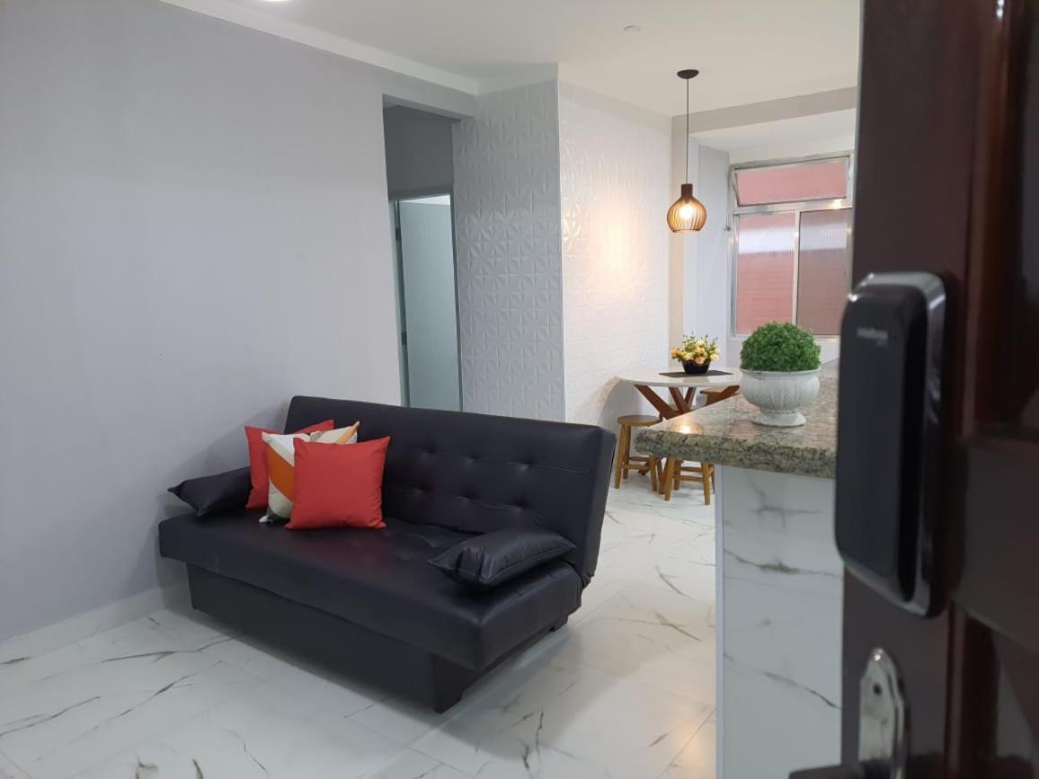 Beira Mar II Dorm Ap207 - Tupi - 15 Metros Da Praia - 2 Dormitorios Com Varanda - Wi Fi E Acomoda Ate 8 Pessoas - Estacionamento Gratuito Praia Grande  Buitenkant foto