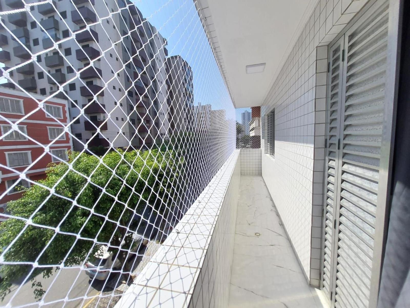 Beira Mar II Dorm Ap207 - Tupi - 15 Metros Da Praia - 2 Dormitorios Com Varanda - Wi Fi E Acomoda Ate 8 Pessoas - Estacionamento Gratuito Praia Grande  Buitenkant foto