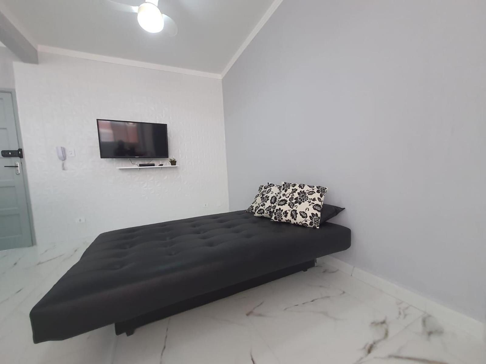 Beira Mar II Dorm Ap207 - Tupi - 15 Metros Da Praia - 2 Dormitorios Com Varanda - Wi Fi E Acomoda Ate 8 Pessoas - Estacionamento Gratuito Praia Grande  Buitenkant foto