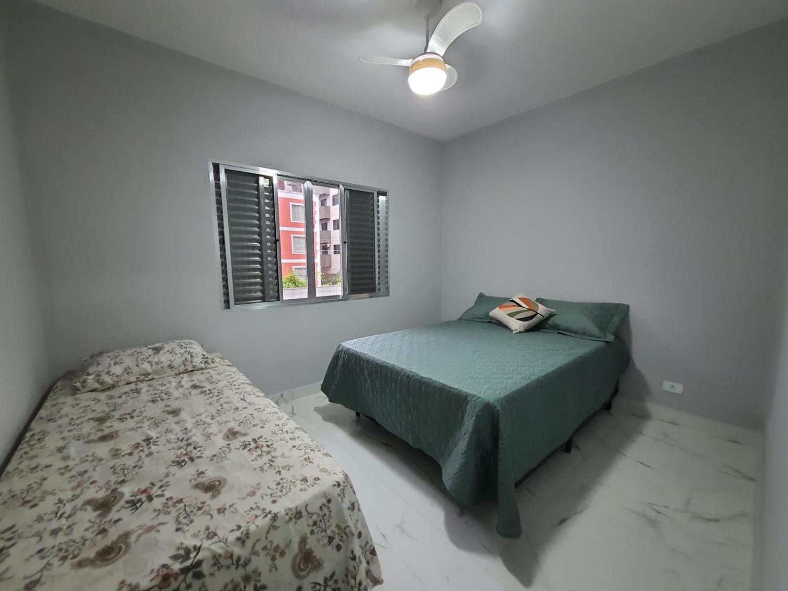 Beira Mar II Dorm Ap207 - Tupi - 15 Metros Da Praia - 2 Dormitorios Com Varanda - Wi Fi E Acomoda Ate 8 Pessoas - Estacionamento Gratuito Praia Grande  Buitenkant foto
