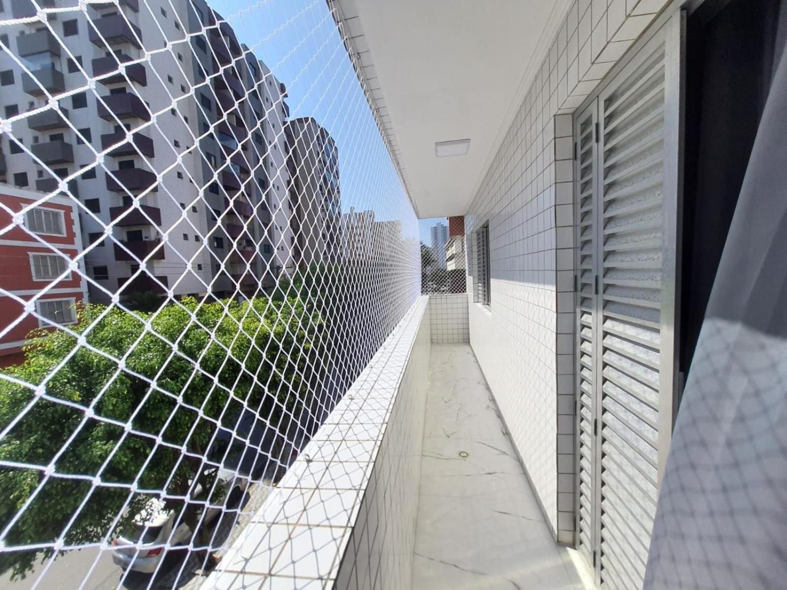 Beira Mar II Dorm Ap207 - Tupi - 15 Metros Da Praia - 2 Dormitorios Com Varanda - Wi Fi E Acomoda Ate 8 Pessoas - Estacionamento Gratuito Praia Grande  Buitenkant foto
