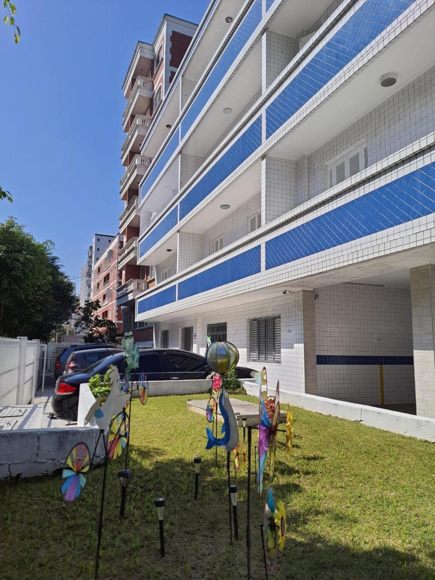 Beira Mar II Dorm Ap207 - Tupi - 15 Metros Da Praia - 2 Dormitorios Com Varanda - Wi Fi E Acomoda Ate 8 Pessoas - Estacionamento Gratuito Praia Grande  Buitenkant foto
